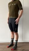 Cyklistické kalhoty MAAP Training Bib Black/White / Medium