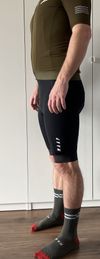 Cyklistické kalhoty MAAP Training Bib Black/White / Medium