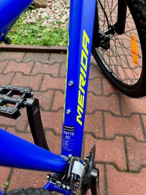 Prodám kolo MERIDA Matts 7.60-2X Matt Dark Blue(Yellow) - M/17"