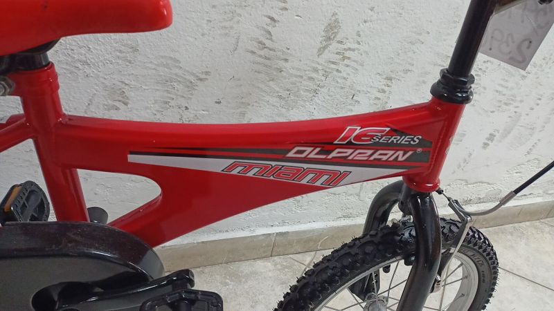 Starší renovované jízdní kolo dětské 16" Olpran