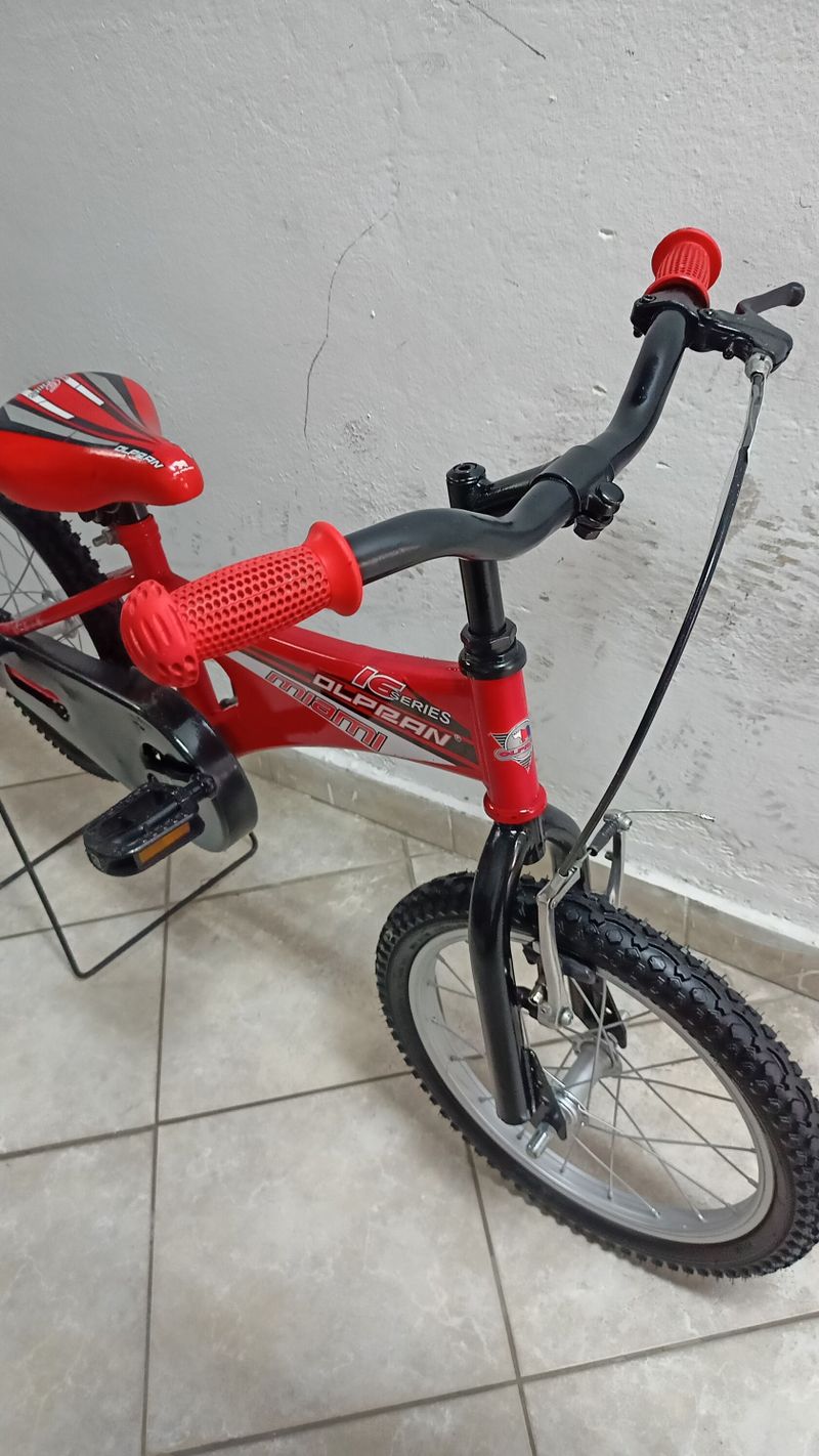 Starší renovované jízdní kolo dětské 16" Olpran