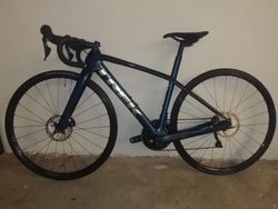 TREK Domane SL 6 Satin Dark Aquatic/Satin Trek Black - zánovní