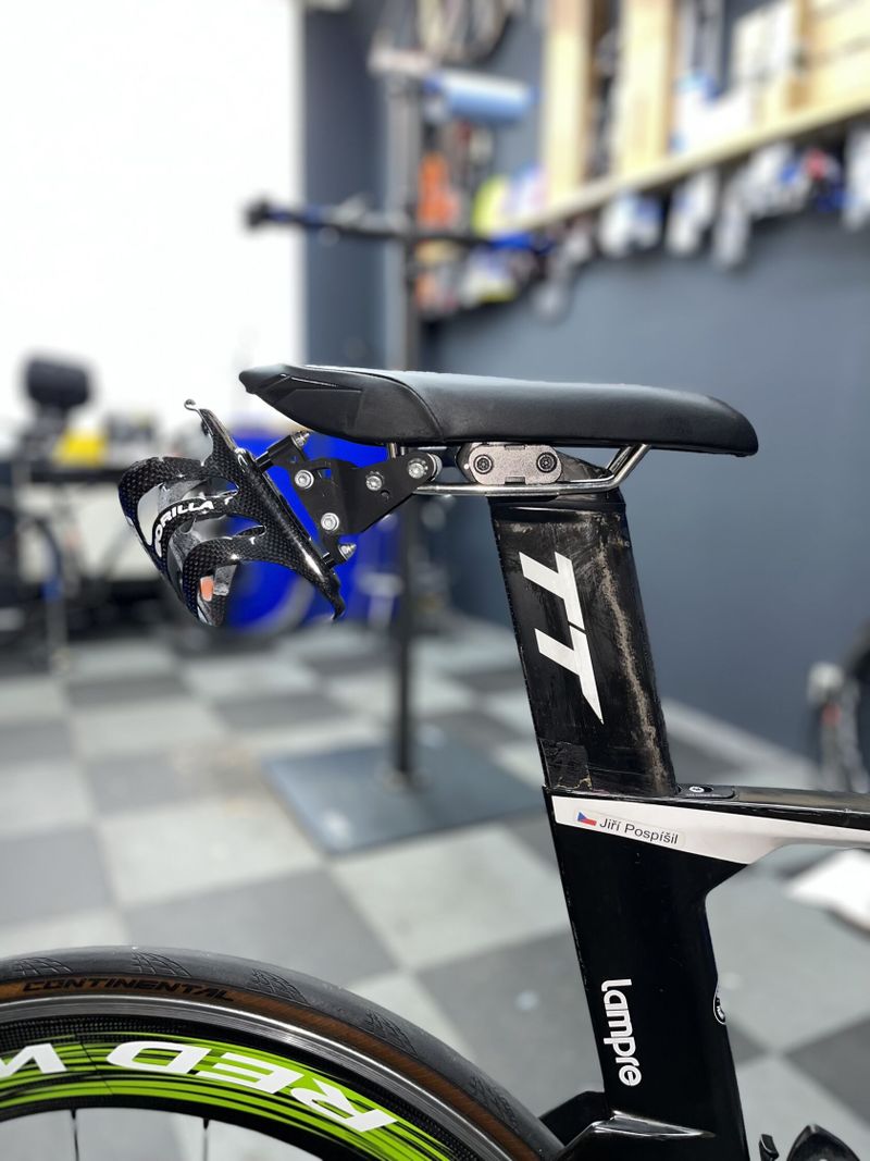 Triatlonové kolo Merida Warp TT | vel. "M" | Shimano DuraAce Di2 | Fulcrum XLR 80 | Rotor watmetr