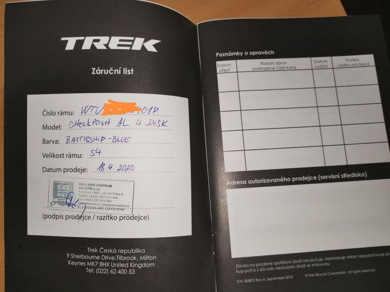 TREK Checkpoint AL 4 Disc - battleship blue
