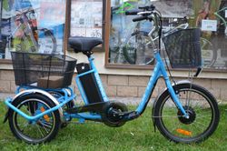 ELEKTROKOLO SPIRIT SHOPPING2 TŘÍKOLKA modrá 250W 36V/18Ah