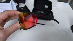 100% Racetrap 3.0 Soft Tact Black/HiPER Red Multilayer Mirror