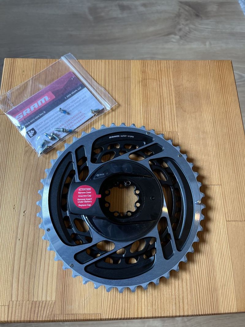 Sram RED převodníky 46/33 s wattmetrem Quark