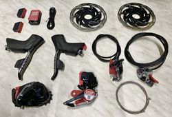 NOVÉ - Sada SRAM RED eTap HDR 2x12 s kotouči, kliky, kazeta a řetěz
