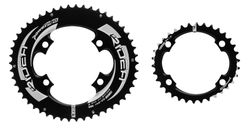 převodníky RIDEA F, eliptické,50/34z, Al, črn/bíl Výprodej