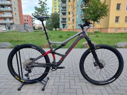 Orbea Occam H30 2022 Anthracite Glitter/Metallic Red, vel. XL