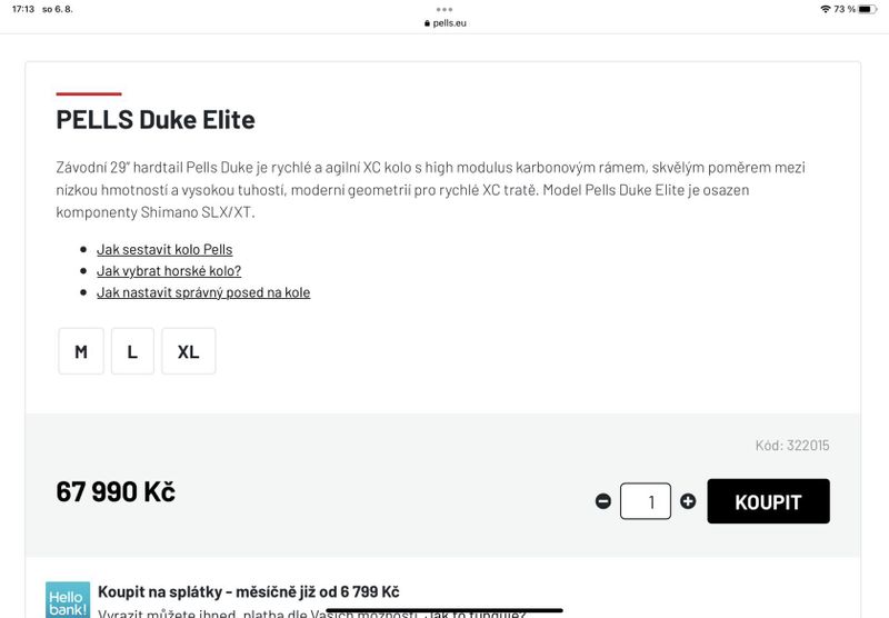 PELLS Duke Elite - nové