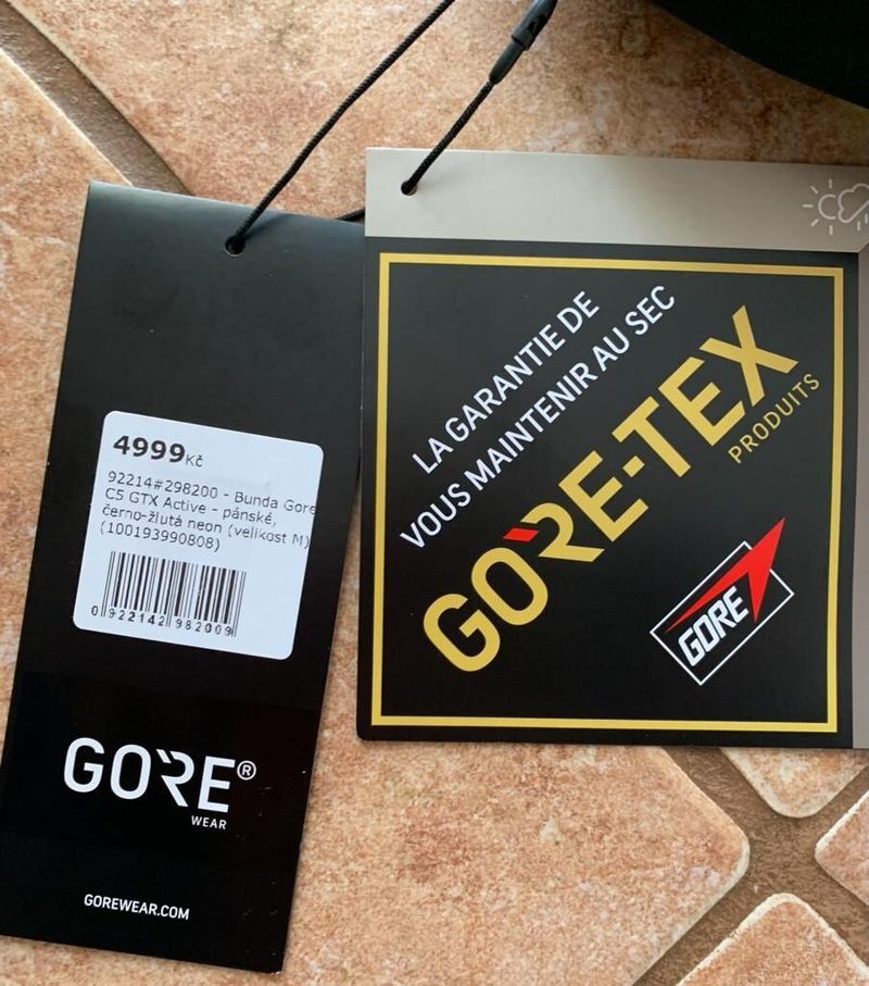 GORE C5 GTX active, vel. M, jen vyzkoušená