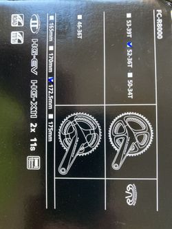 Silniční kliky Ultegra 52/36 11s, délka 172,5mm