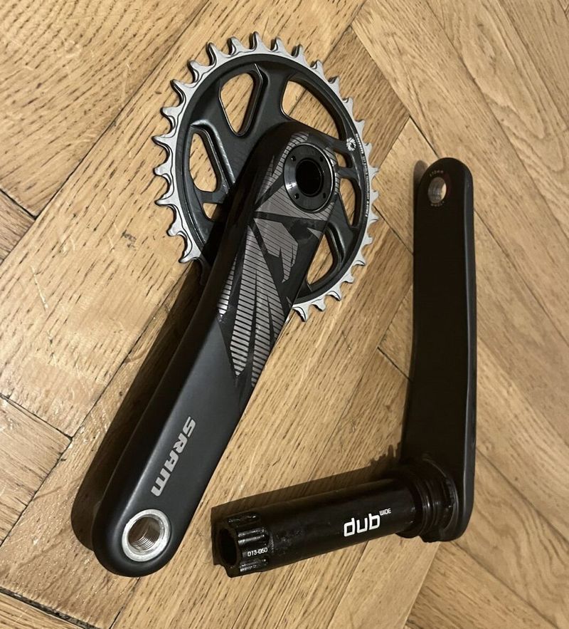 Nové kliky Sram GX carbon 170 mm (super boost)