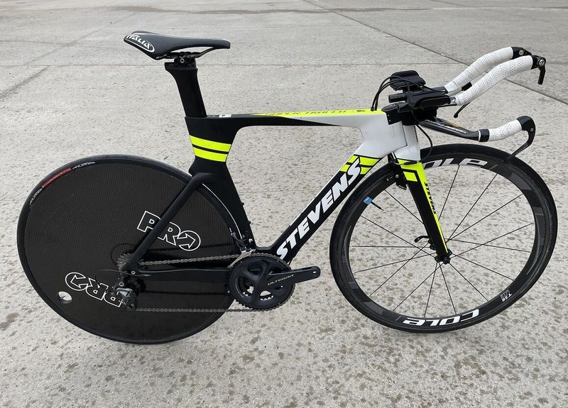 STEVENS SUPERTROFEO - časovkářský/triatlonový speciál - raketa v jízdě proti času - vel. rámu 54 cm