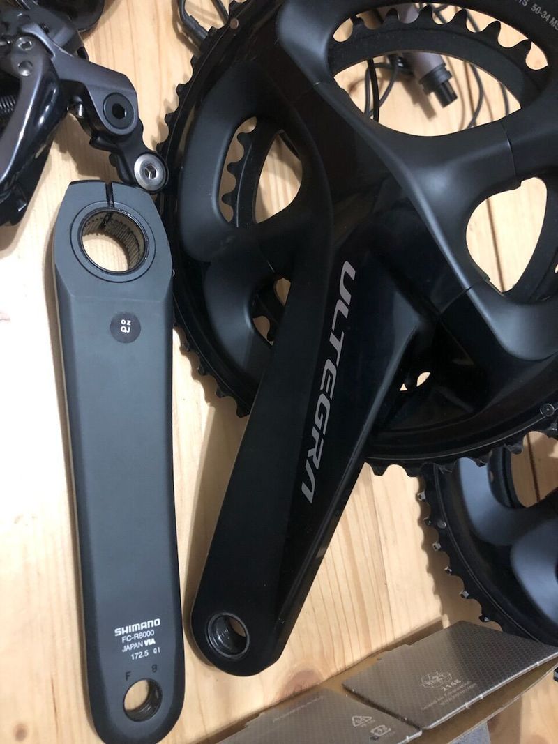 sada Shimano Ultegra Di2 2x11s mechanika, kompletní!