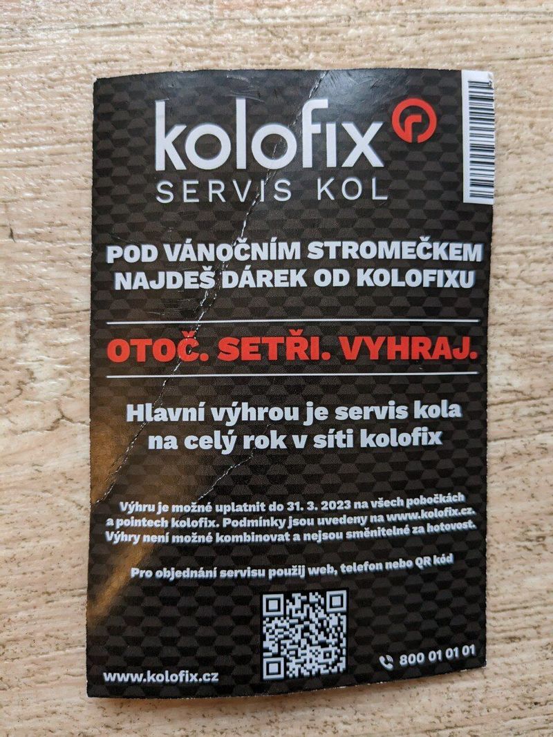 Poukaz na roční členství Kolofix Individual
