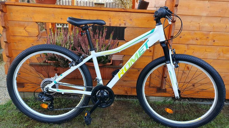 Dětské dívčí horské kolo Romet Jolene 26" velikost 15" postava 140-162cm TOP stav jako NOVÉ.