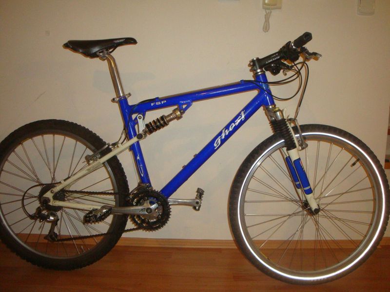 Celoodpružené horské kolo GHOST FSP, Deore XT / LX, RockShox