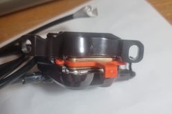 Brzdy Shimano XT 4 pístkové, M8120, přední a zadní, destičky, kotouče Shimano centerlook RT-MT800 C