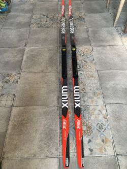 BĚŽKY ROSSIGNOL X.IUM CLASIC WCS 198cm a běžky SALOMON ACTIVE 6 COMBI 191cm