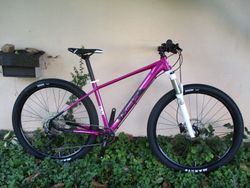Nové 29" kolo MRX ER24 17" brushed, vidlice RS Recon Gold air, osazení Shimano Deore1x11, pevná osa
