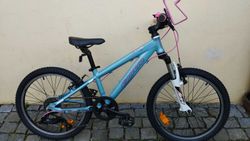Dětské jízdní kolo Carrera Luna 20, 1x7 SRAM, pro děti s výškou 100-130cm