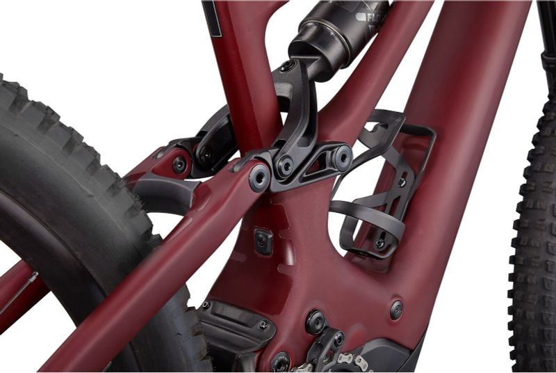 Celoodpružené elektrokolo Specialized Levo Expert Carbon NB - maroon / black