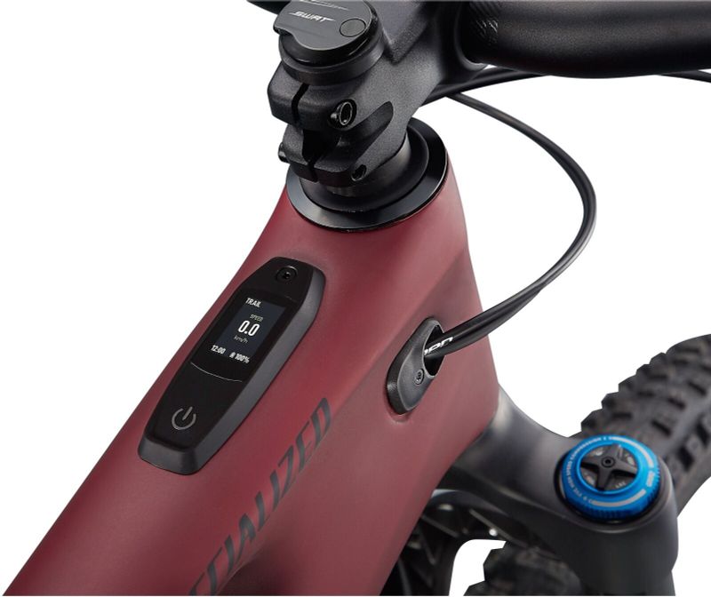 Celoodpružené elektrokolo Specialized Levo Expert Carbon NB - maroon/black