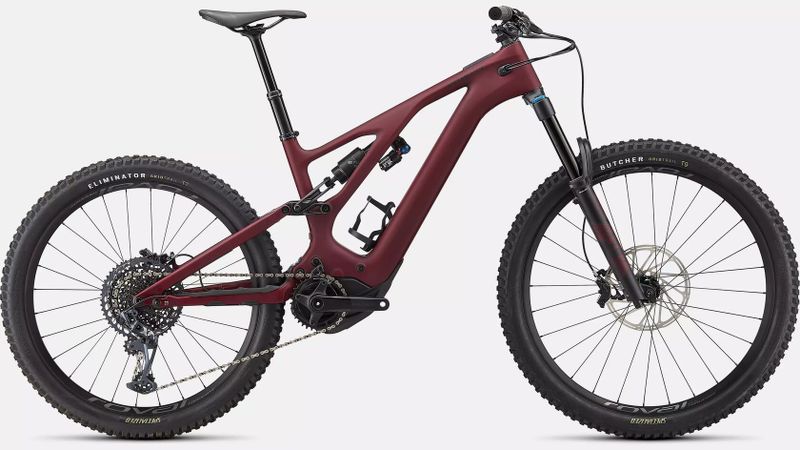 Celoodpružené elektrokolo Specialized Levo Expert Carbon NB - maroon / black