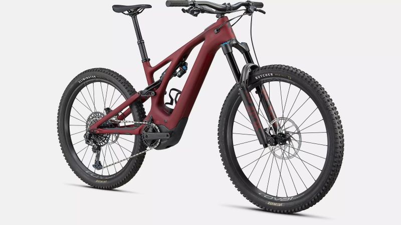 Celoodpružené elektrokolo Specialized Levo Expert Carbon NB - maroon/black