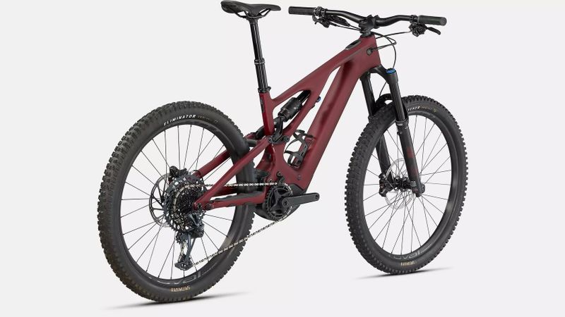 Celoodpružené elektrokolo Specialized Levo Expert Carbon NB - maroon/black