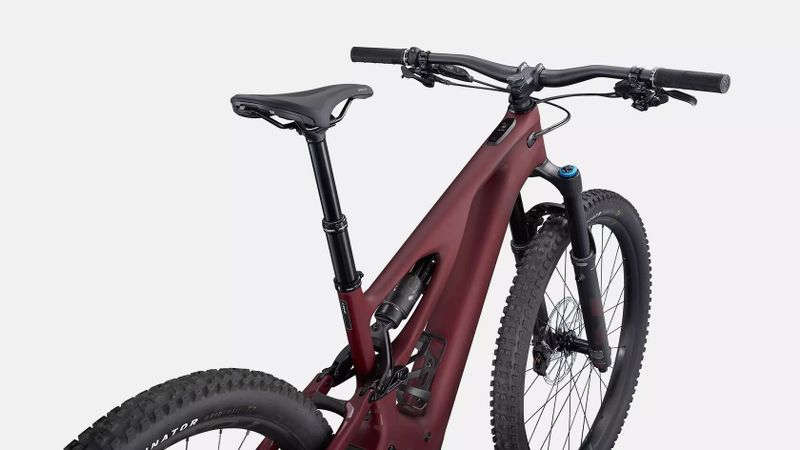 Celoodpružené elektrokolo Specialized Levo Expert Carbon NB - maroon / black