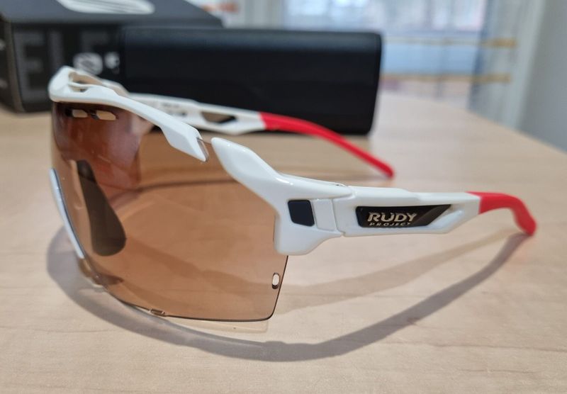 Rudy Project Cutline White ImpactX Photochromic 2 Laser Red