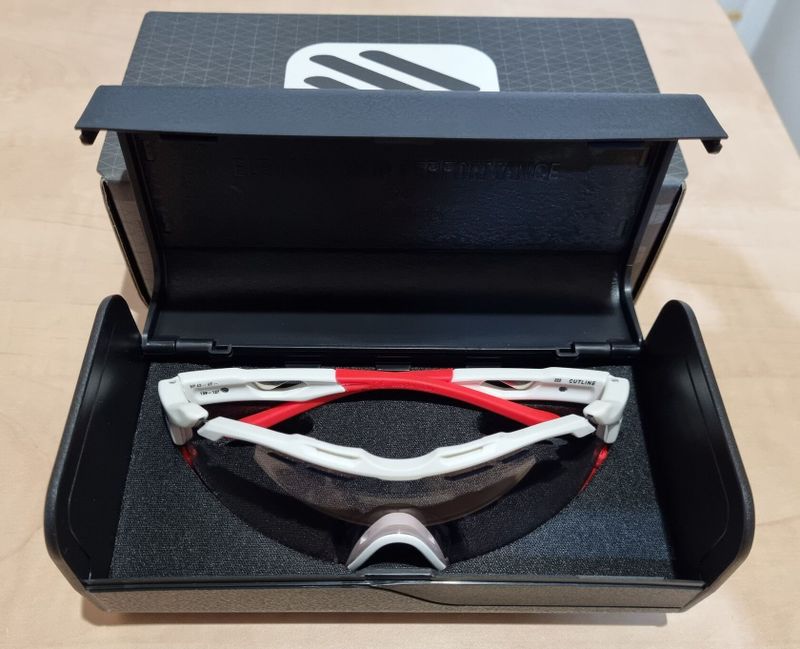 Rudy Project Cutline White ImpactX Photochromic 2 Laser Red