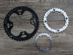 převodníky Shimano 104/64 mm