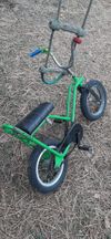 Prodám staré první dětské šlapací kolo zelené