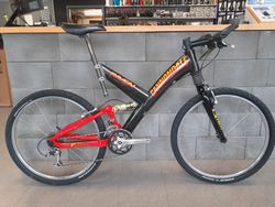 1998 Cannondale Super V Raven 2000, vel. L (50 cm, 20"), Shimano XT