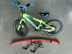 Dětské kolo 16" LeaderFox Santo + Trail Gator tažná tyč