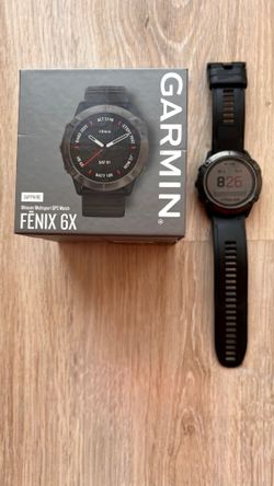 Garmin Fenix 6X Sapphire, GrayDLC/Black Band