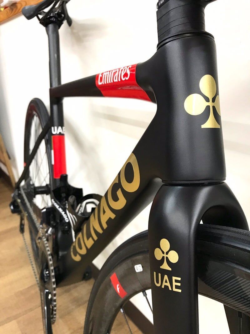 Nová rámová sada Colnago V3Rs DISC UAE TEAM EMIRATES