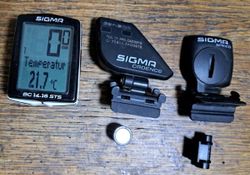 Prodám Cyklocomputer Sigma Sport BC 14.16 STS CAD černý