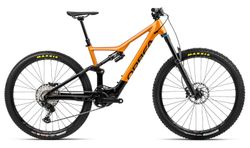AKCE! lehké celoodpružené elektrokolo Orbea RISE H15 2022 (vel. S oranžová) 21kg