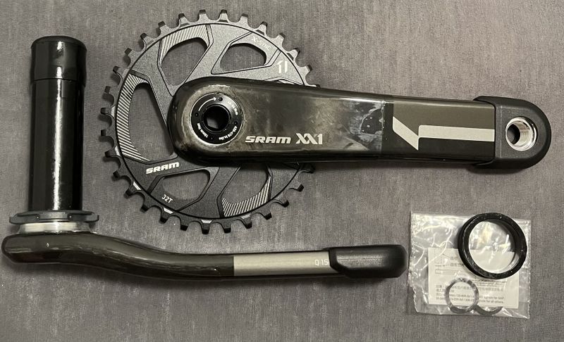 NOVÉ karbonové kliky SRAM XX1 170mm 11-rychlostí