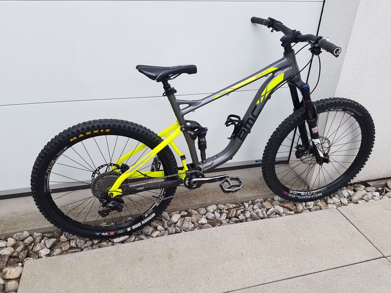 BMC trail/enduro kolo 27,5“, celoodpružené, velikost XL, hliník