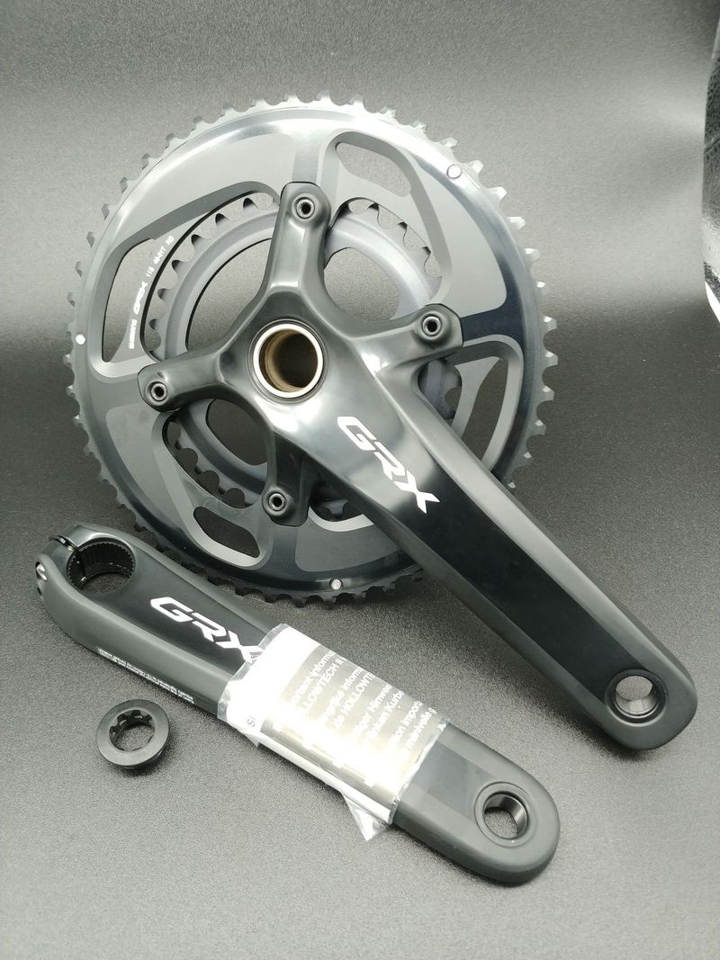 Nové gravel kliky Shimano GRX 810, délka 172,5 mm, převodníky 48/31
