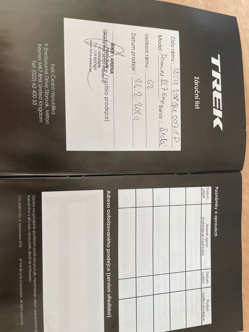 Trek Domane SL7 eTap 2020