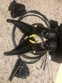 Řazení Shimano Ultegra, ST-R8020, 2x11 + brzdové třmeny BR-R8070, nové!