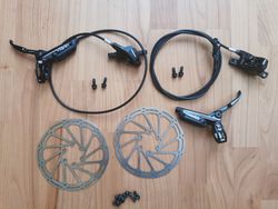 Prodám novu sadau brzd SRAM Level TL + 2x kotouče SRAM CENTERLINE 160 mm