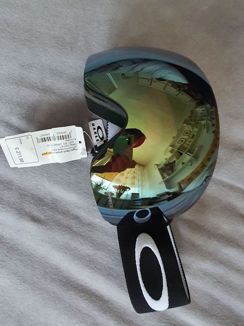 lyžařské brýle Oakley Flight Deck XL prizm sage gold